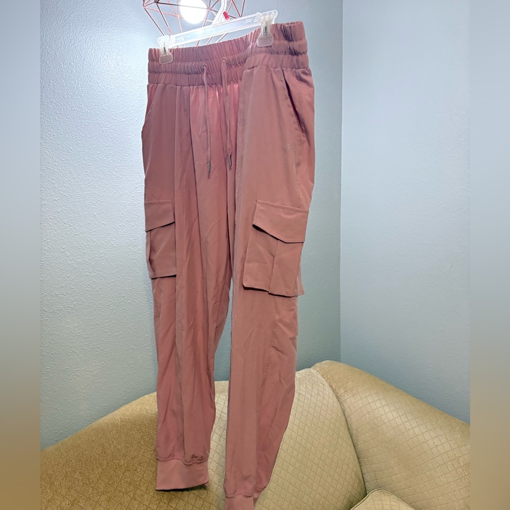 Luna Peak Women's Pink Cargo Joggers